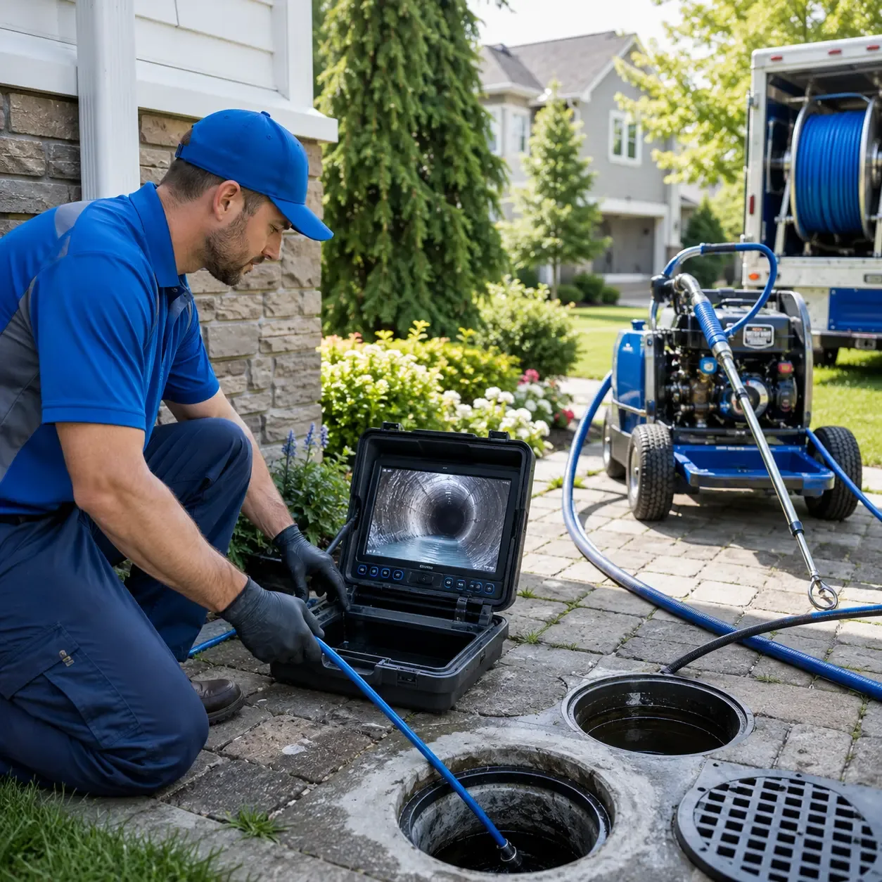 Outdoor drain cleaning professionals serving Fullerton, NE