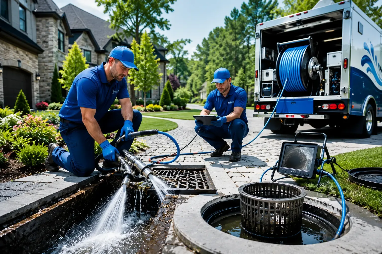 Local outdoor drain cleaning professionals in Fullerton, NE